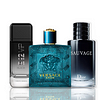 KIT Combo de 3 Perfumes - Versace Eros + Sauvage Dior + 212 Vip Black