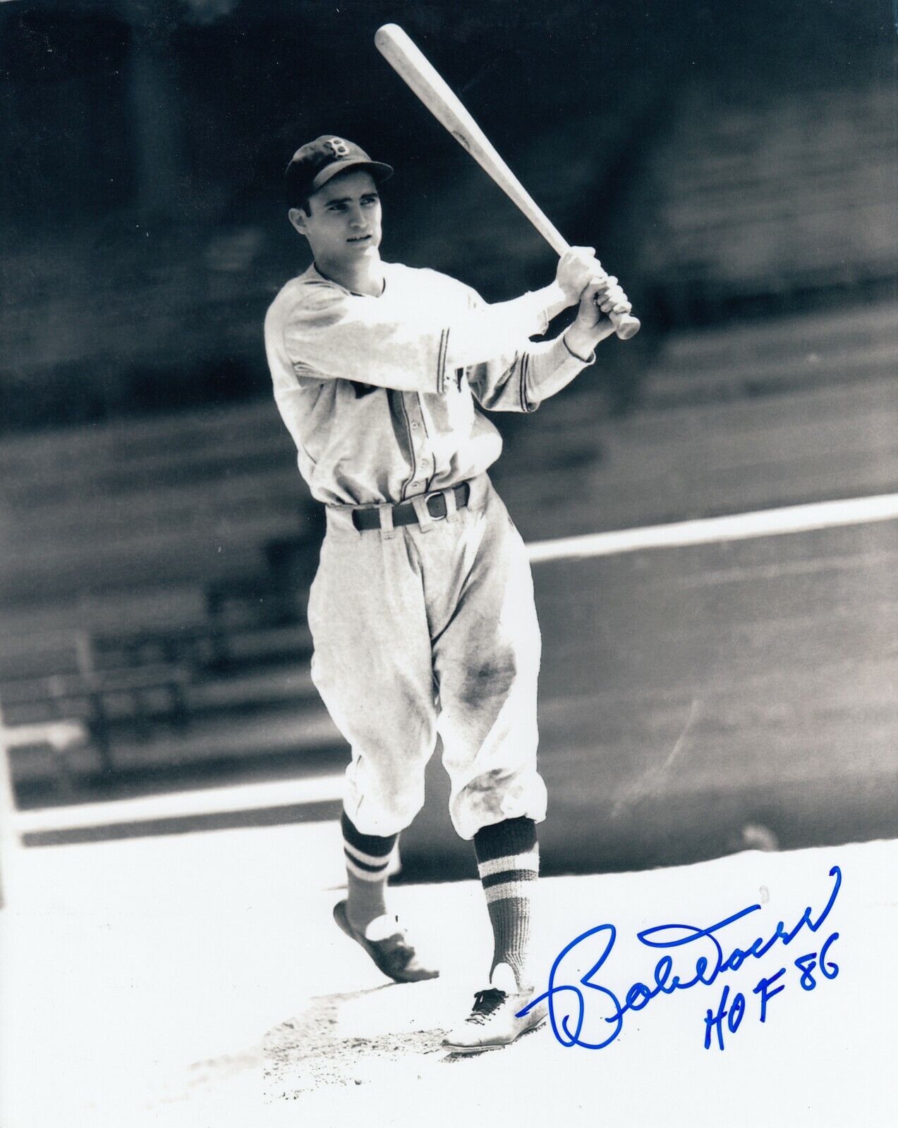 Bobby Doerr #1 8x10 Signed w/ COA Boston Red Soxs 032419