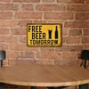 Free Beer Tomorrow - Vintage Metal Signs(8*12Inch) - Bar 