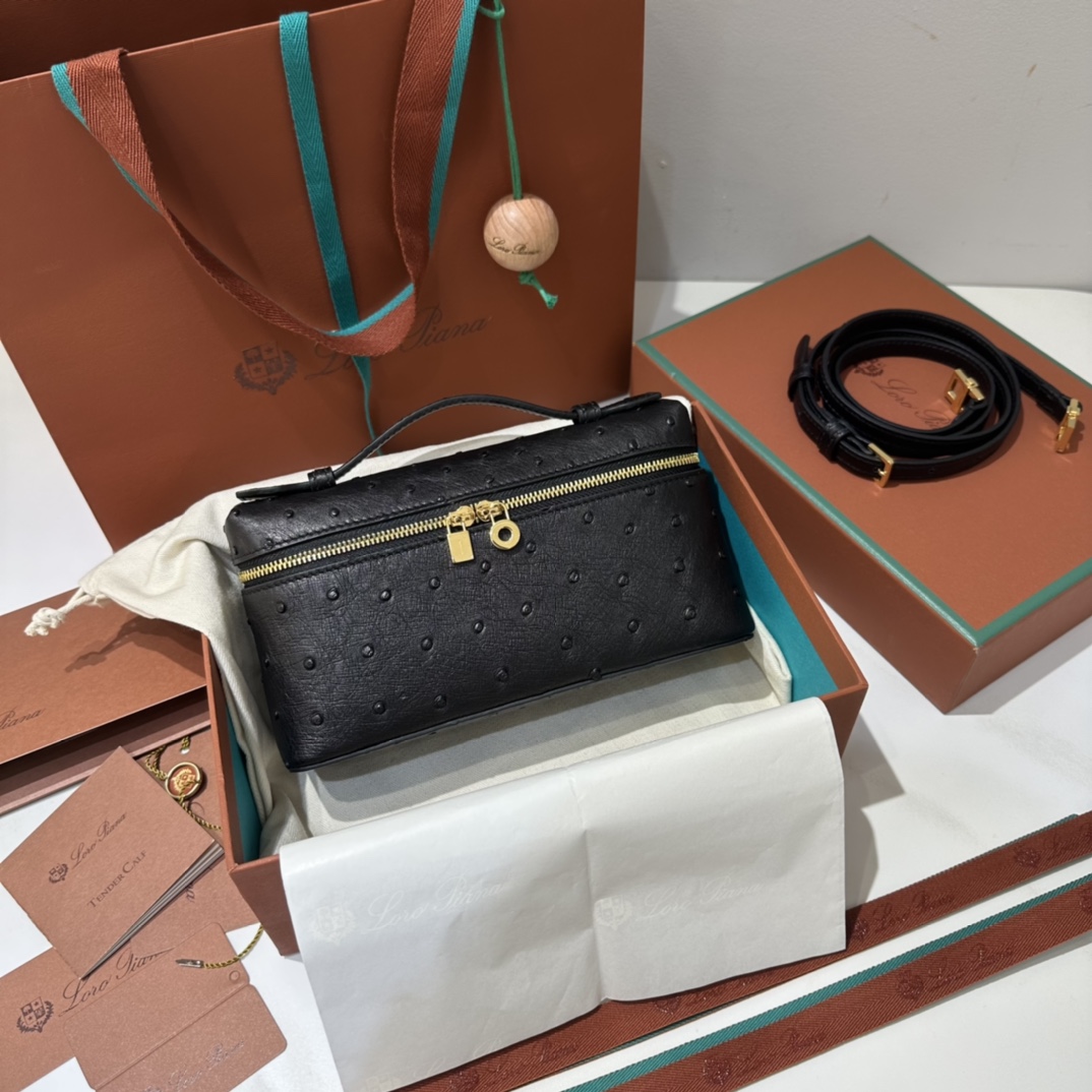 Loro Piana Portable Ostrich Leather