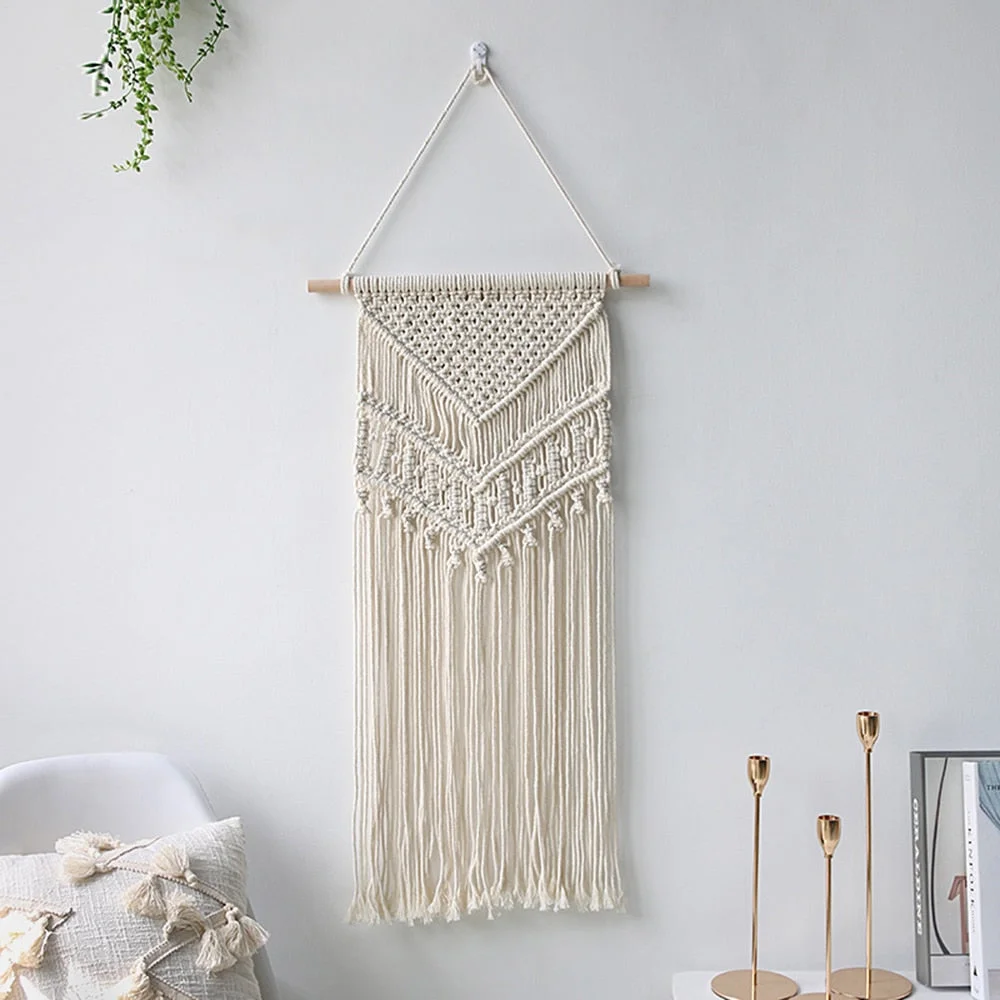Wall Tapestry Boho Macrame Wall Hanging Home Decor Christmas Room Decoration Apartment Bedroom Living Room Bedroom Nursery Gift