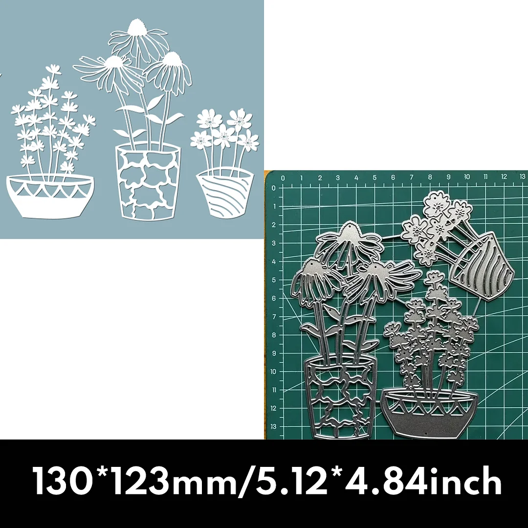 Athvotar Flowers Craft Paper Dies Cut Diy Handmade Mold Scrapbook For Card Making Stencils New Embossing Dies 2023