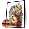 >SALE<5D DIY Partial Special Shaped Drill Diamond Painting Hedgehogs Kit Decor 30x40cm