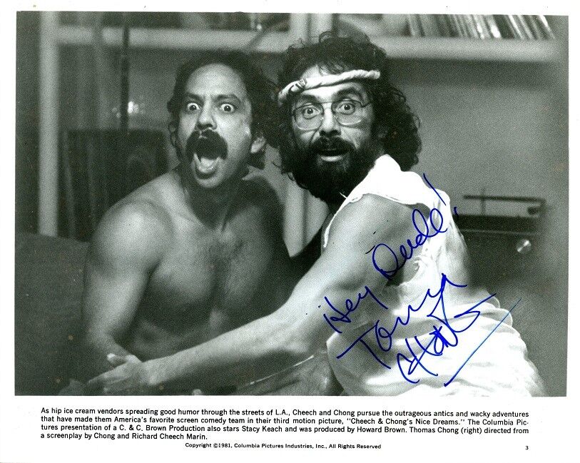 TOMMY CHONG In-person Signed Photo Poster painting - Cheech & Chong's Nice Dreams