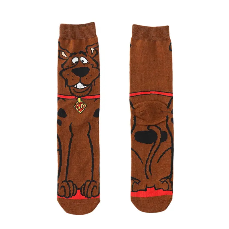 10 pairs of mens trendy cartoon pattern crew socks breathable comfy casual street style unisex socks for mens outdoor wearing all seasons wearing details 6