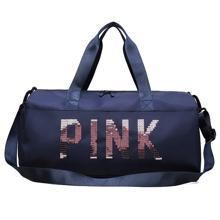 Nylon Pink Fitness Bag | 168DEAL