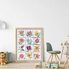 [Brand]Twelve Months Of Flowers - 14CT Stamped Cross Stitch - 45*56cm - Flower