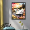 Swan - 11CT Stamped Cross Stitch 40*50cm/15.75*19.69in