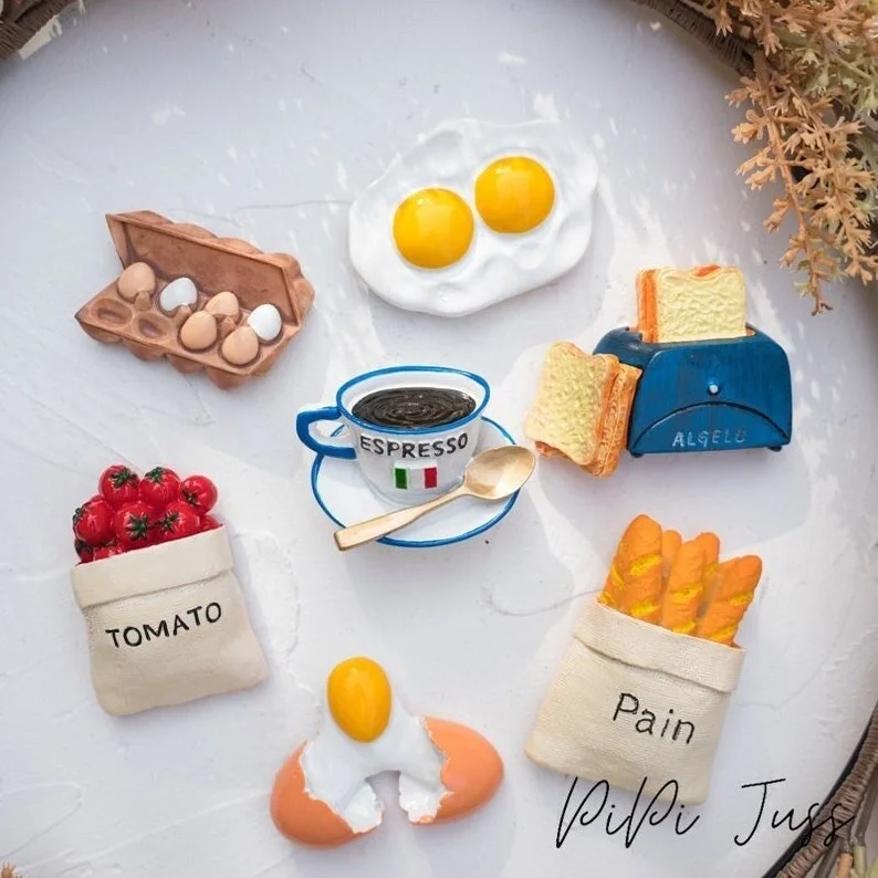 Cute Food Themed Refrigerator Magnets