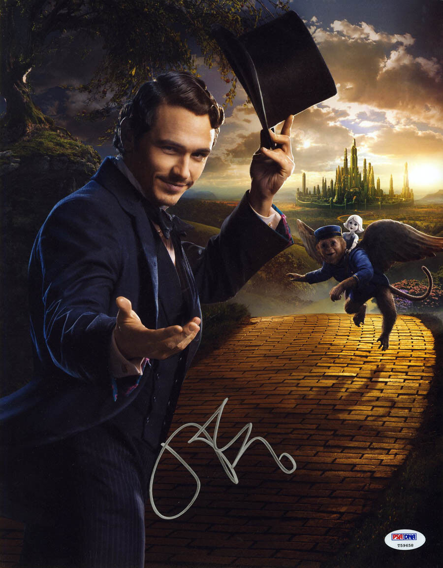 James Franco SIGNED 11x14 Photo Poster painting Oz the Great and Powerful PSA/DNA AUTOGRAPHED