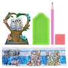 DIY Winter Owl Diamond Painting Ornaments（Single-Sided）