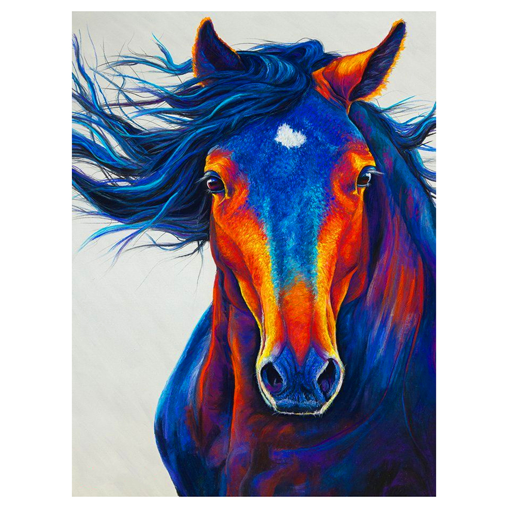 

Horse - 11CT Stamped Cross Stitch - 36*46CM, 501 Original