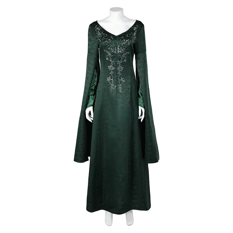 House Of The Dragon Season 2 (2024) Alicent Hightower Green Dress Outfits Cosplay Costume Halloween Carnival Suit