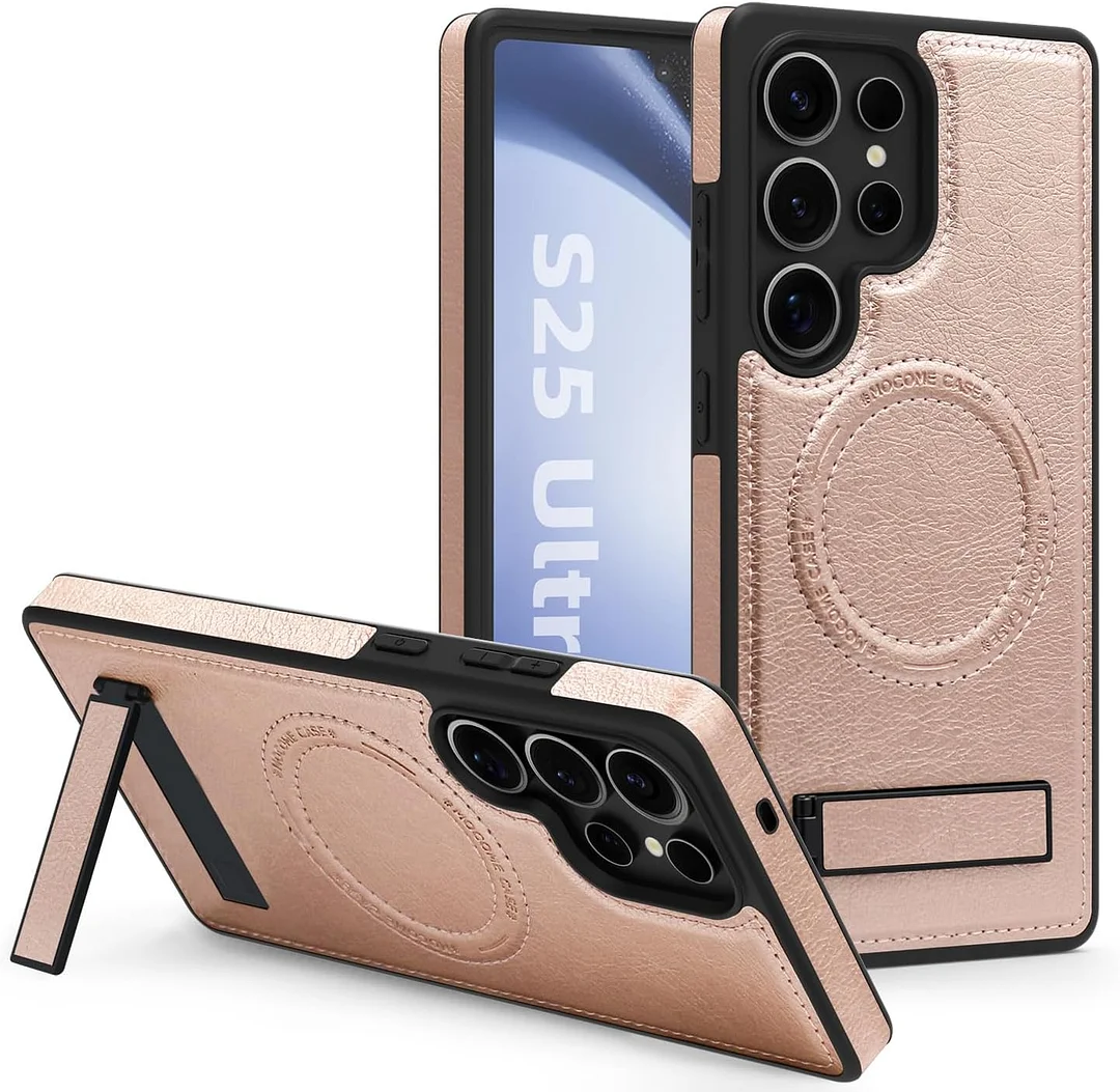 Samsung Galaxy Z Fold 6 Leather Case Magnetic Protective Case Holder Phone Case