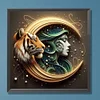 Diamond Painting-DIY Full Round Drill Beauty and Tiger