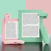 For Kindle 2-Iin-1 Page Clicker Rechargeable Wireless Smart Tablet Novel Page Turners Multi-Purpose E-Book Photography Tool for iPad Tablets Reading Novels Taking