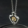 Mechanical Rotating Gear Pendant Necklace