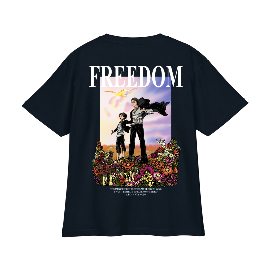 "Eren X Freedom - AOT" Oversize T-Shirt