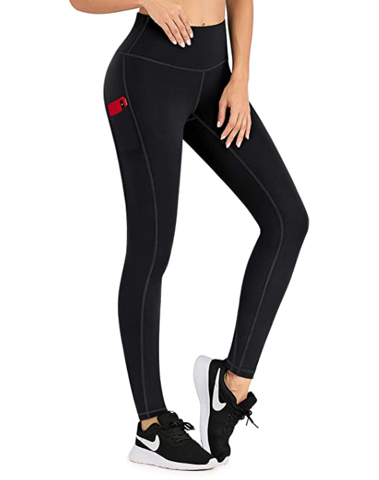 DASAYO Stirrup Yoga Leggings for Women High Waist Tummy Contol Hip Lift  Solid Workout Tight Pants