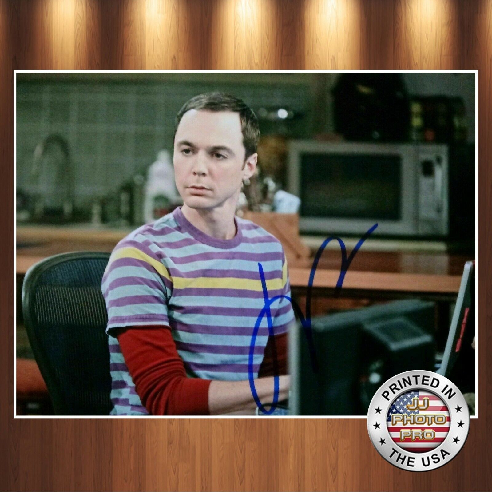 Jim Parsons Autographed Signed 8x10 Photo Poster painting (Big Bang Theory) REPRINT