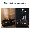 Vintage Steam Train Humidifier, Essential Oil Diffuser, 2 Modes Night Light Cool Mist Humidifier for Bedroom, Office Desktop