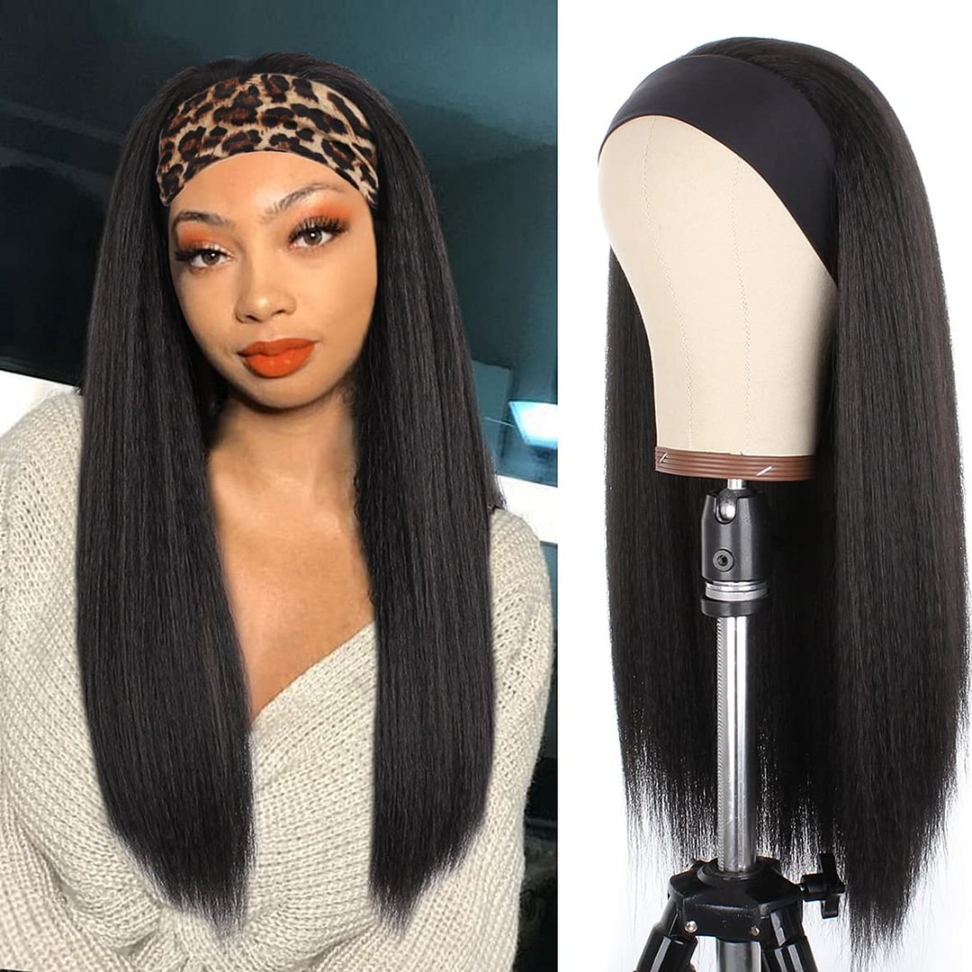 Zaesvini Hair®|Straight Head band Wig With Brazilian Zaesvini