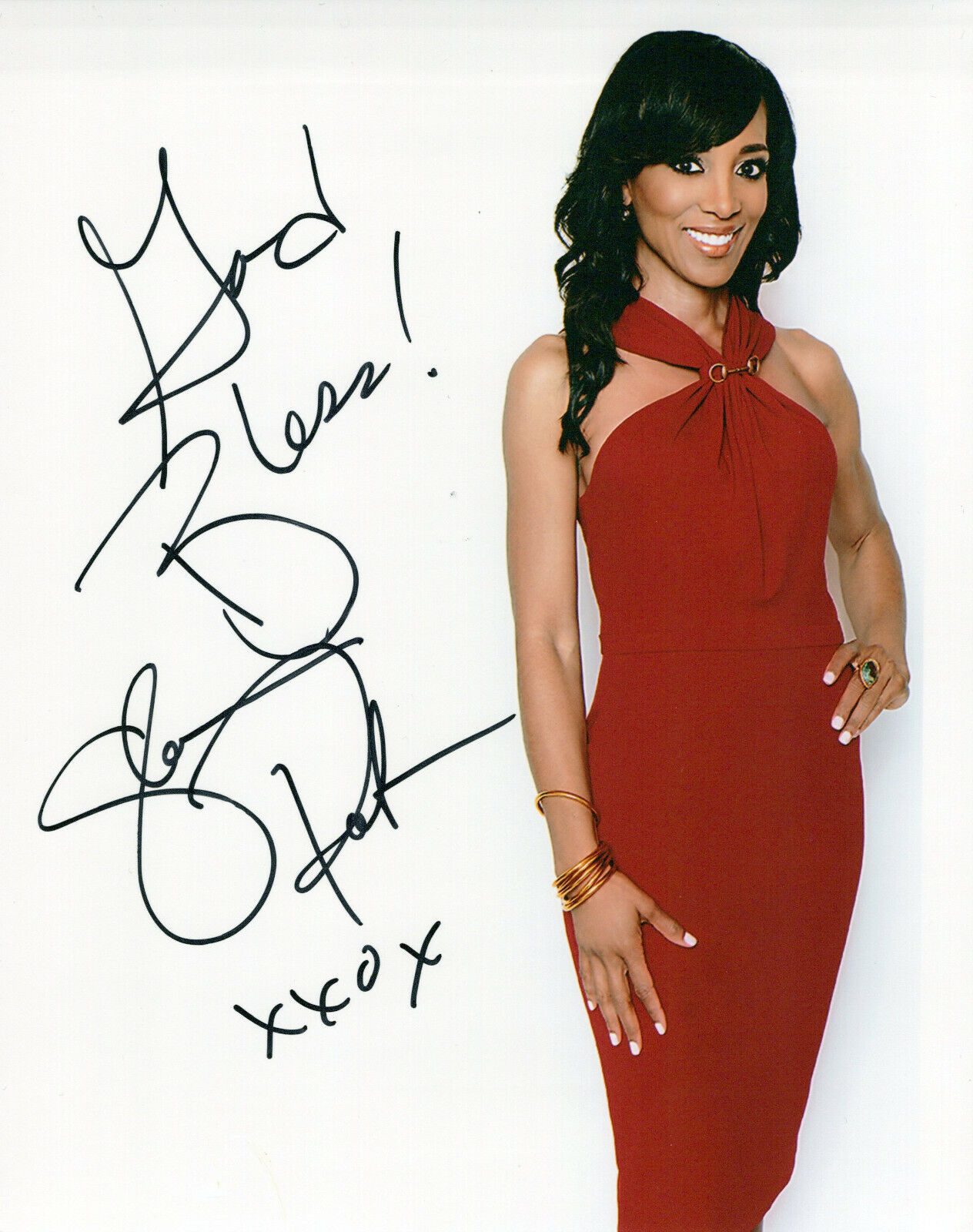 Shaun Robinson glamour shot autographed Photo Poster painting signed 8x10 #1