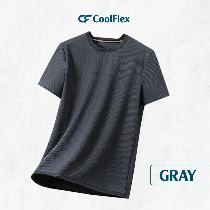 CooliFlex - Breathable Ice Silk Waffle Weave T-shirt 