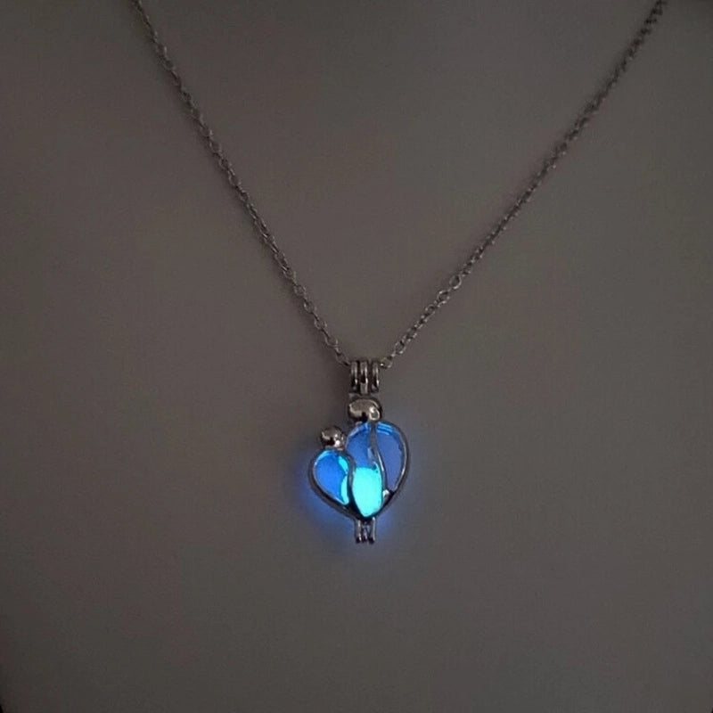 Luminous Hollow Diy Cage Christmas Tree Women’s Necklace