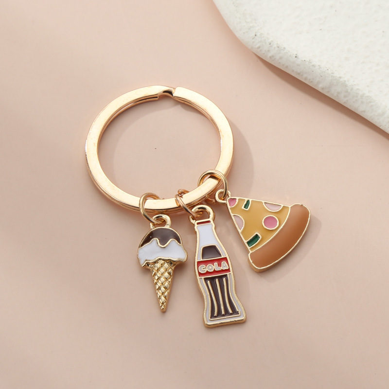 Maneifurui™ Food-themed keychain |  pizza 