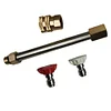 Car Water Gun Extension Rod Kit High Pressure Washer Connector Nozzles Jet