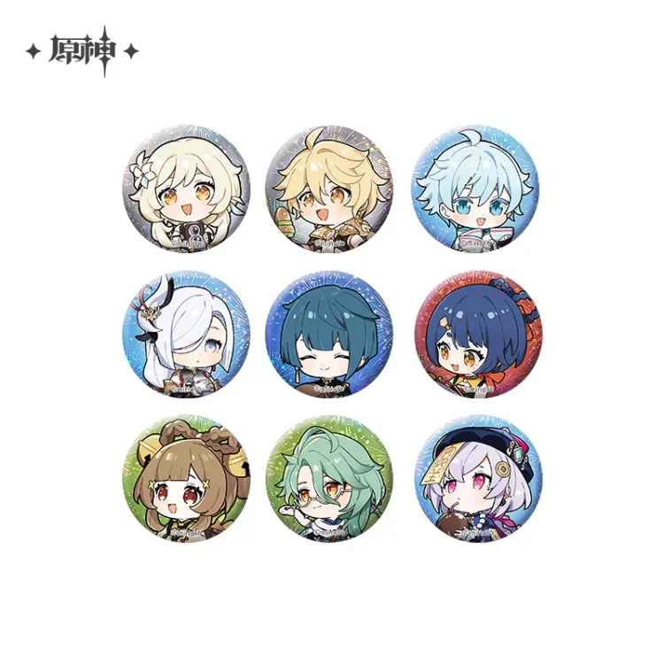 Chinese New Year 2024 Standee & Badge [Original Genshin Official Merchandise]