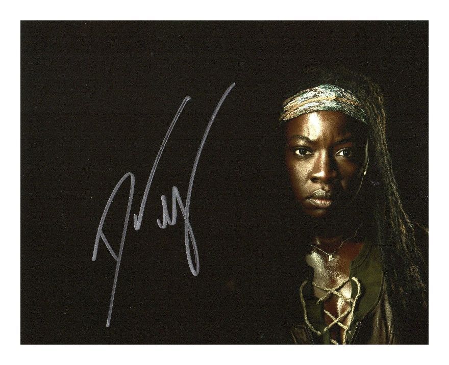 DANAI GURIRA - THE WALKING DEAD AUTOGRAPHED SIGNED A4 PP POSTER Photo Poster painting PRINT 3