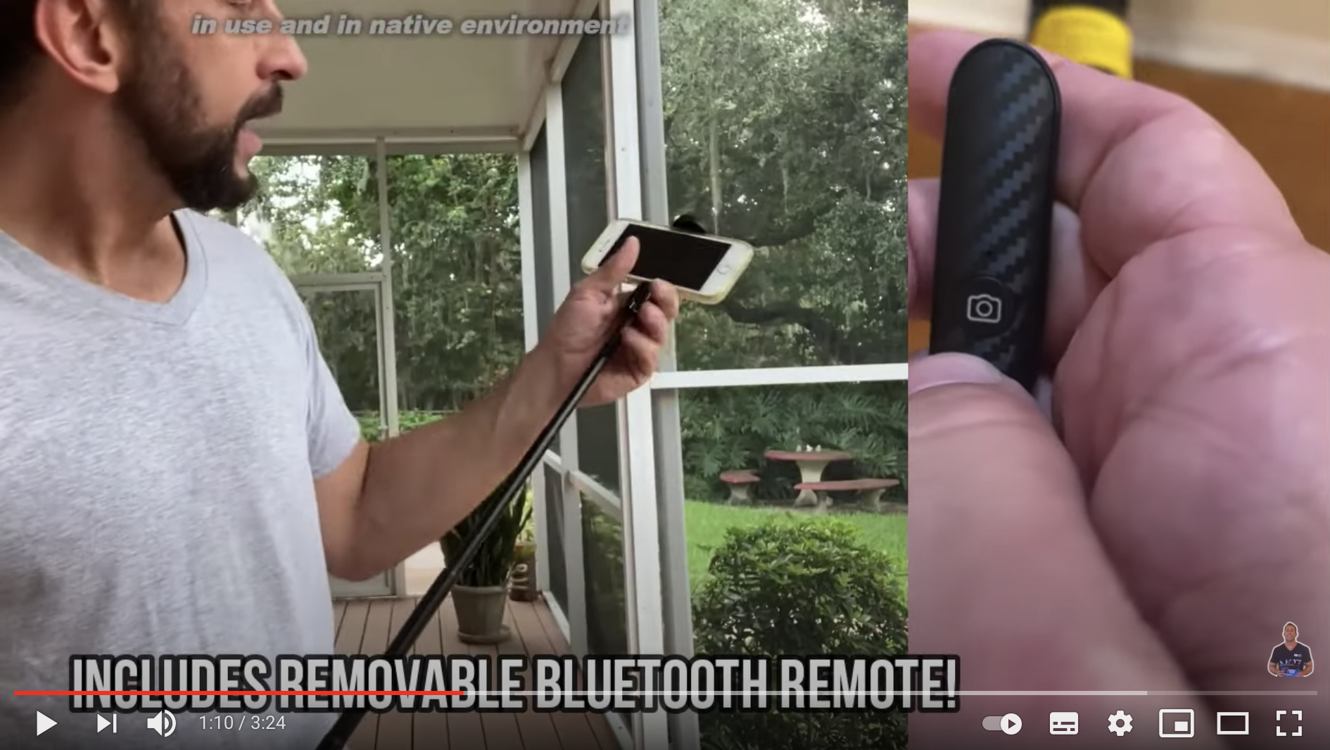  ATUMTEK Trípode de palo selfie Bluetooth, extensible 3