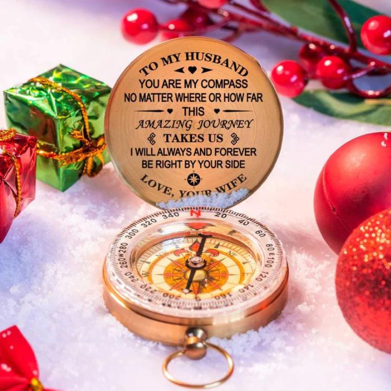 Unique Gift To My Husband - You Are My Compass - Compass