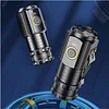 Strong ultra-bright flashlight long-range outdoor rechargeable zoom mini magnetic small portable