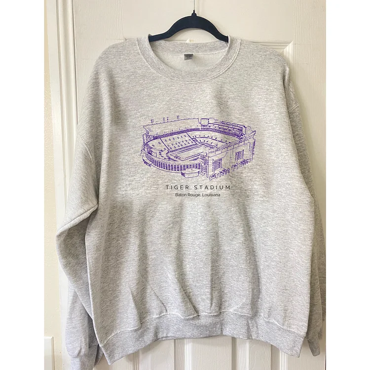 LSU Stadium Crewneck Sweatshirt