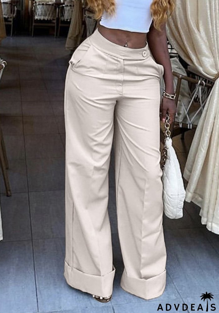 Autumn Casual Pants Wide-Leg Fashion Trousers