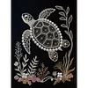 Kits d&rsquo;art DIY en diamant perle de mer avec cadre 30x40cm pour adultes