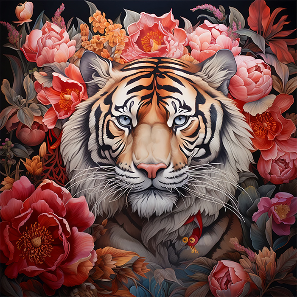 Tiger-Paint by Numbers-50x50cm