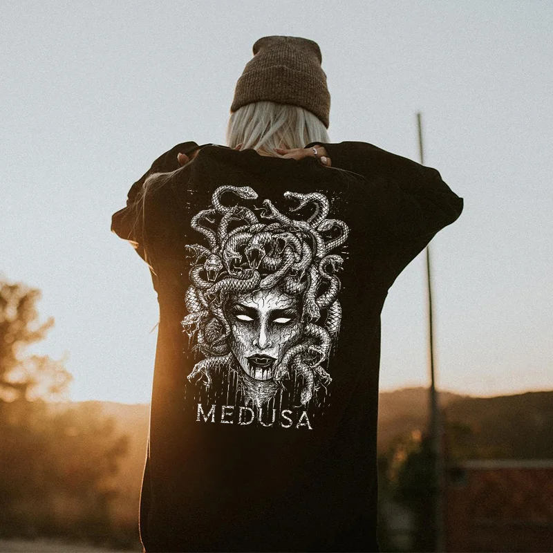 Medusa Printed Women's Hoodie