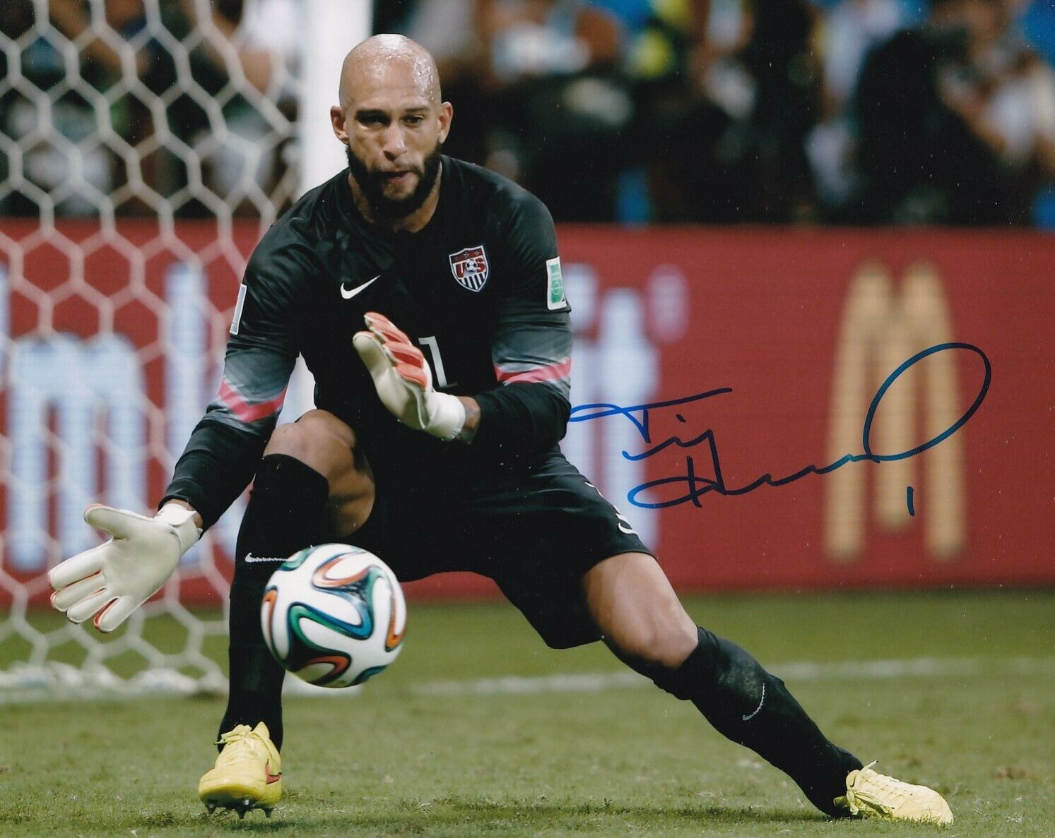 TIM HOWARD SIGNED AUTOGRAPH 8X10 Photo Poster painting USA