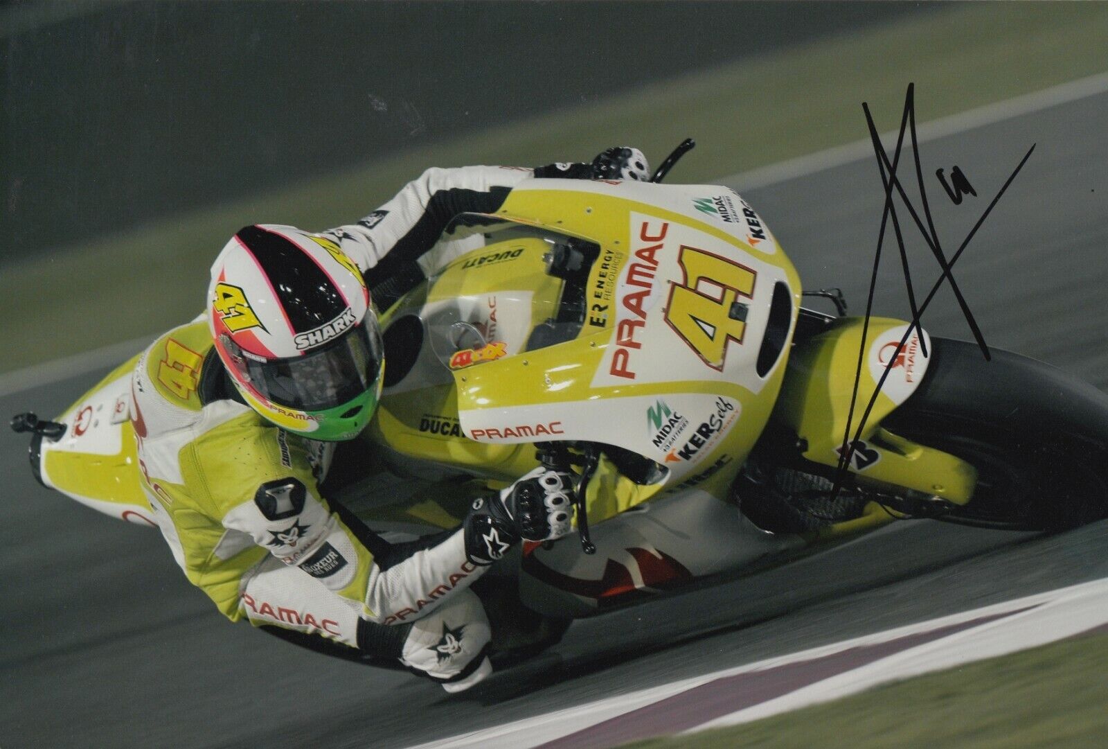 Aleix Espargaro Hand Signed 12x8 Photo Poster painting - MotoGP Autograph.