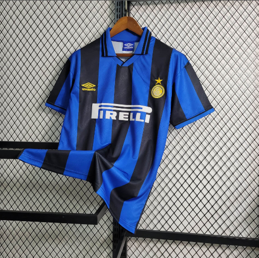 Retro 95-96 Inter Milan Home Football Shirt Thai Quality