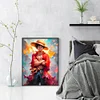 Pirate King Luffy-11CT Stamped Cross Stitch 30*40cm/11.81*15.75in