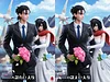 Dream Wedding of Eren Yeager & Mikasa Ackerman - Attack On Titan Resin Statue - LC-Studios