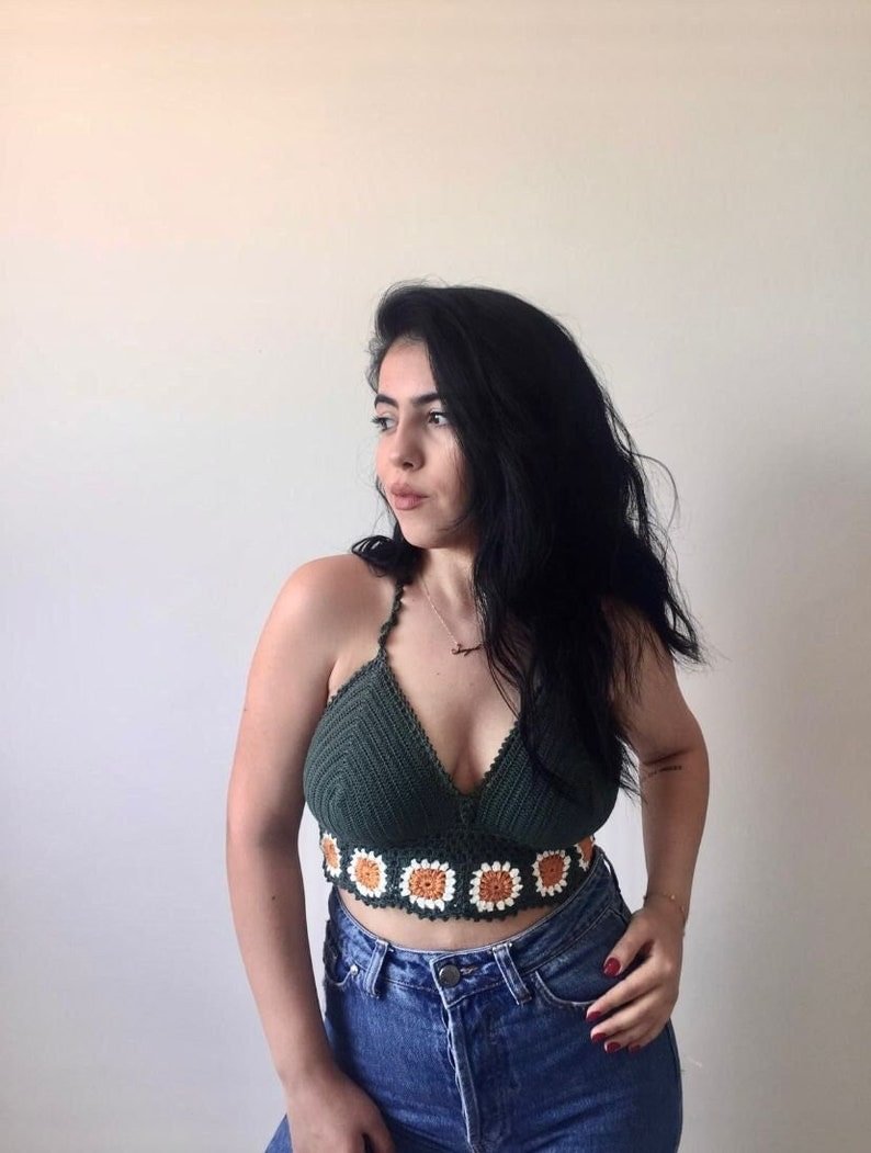 Floral Bikini, Floral Crop Top