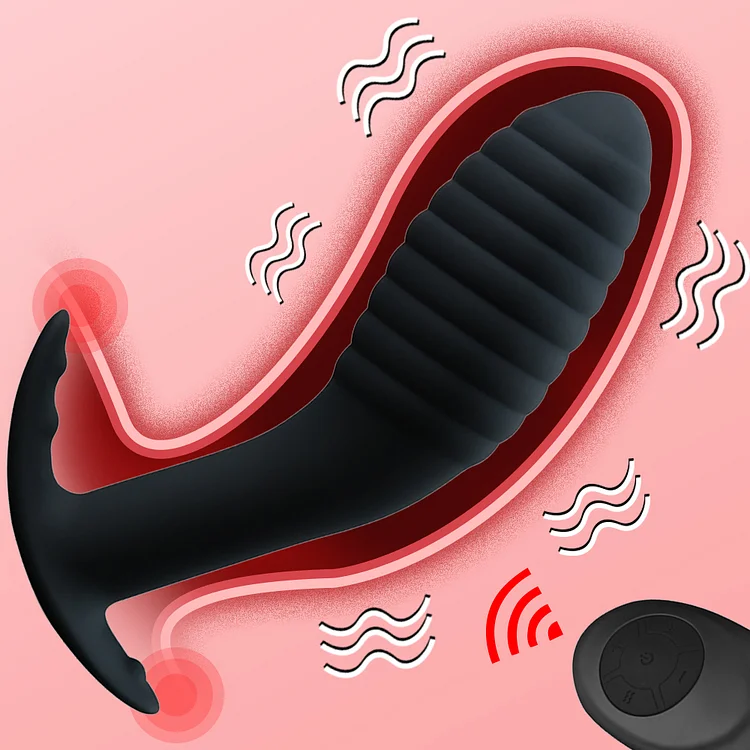 10 Speed Wireless Remote Anal Plug Dildo Vibrator Prostate Massager