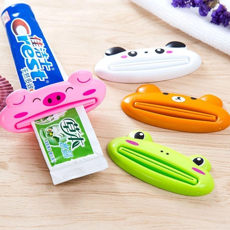 Minimalist Classic Style Animal Plastic Toothpaste Dispenser Toothpaste Dispenser