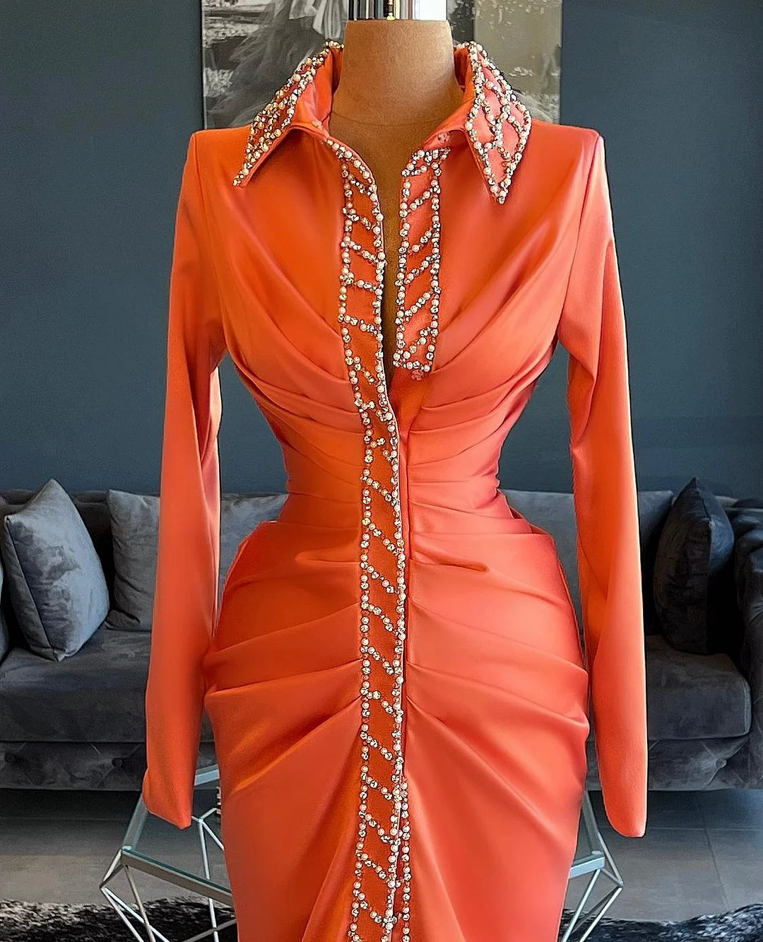 Crimson Blazer Dress